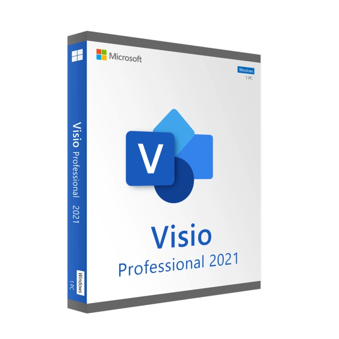 Visio 2021 Professional 2PC [Retail Online]